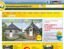 Tablet Screenshot of hyvankaupanpaikka.fi